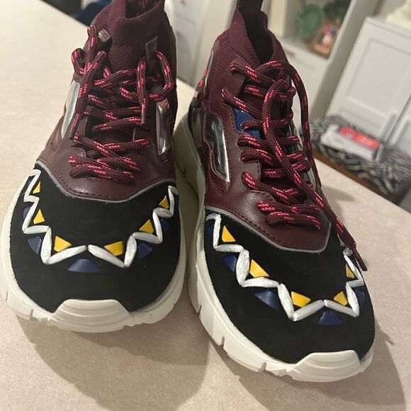 New Authentic Valentino Garavani Mix Media Runner Sneaker Men Shoe 43 $945 - Picture 7 of 14